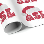 ASL HO HO HO PET CADEAUPAPIER (Rol Hoek)