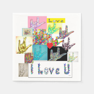 ASL I hou van je Medley Servet