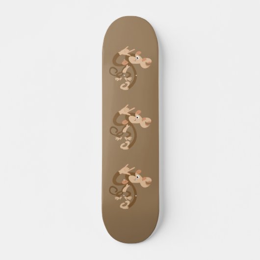 ASL I houdt van aapskateboard Skateboard (Voorkant)