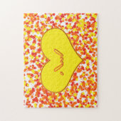 ASL-I Love You with Heart by Shirley Taylor Legpuzzel (Verticaal)