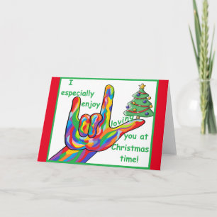 ASL Ik vind het vooral leuk om van je te houden me Kaart