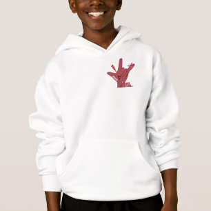 ASL ILY-ontwerp - Liefde gewond maar nog steeds st