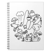 ASL ILY Thanks – Autumn Vibes  Notitieboek (Voorkant)