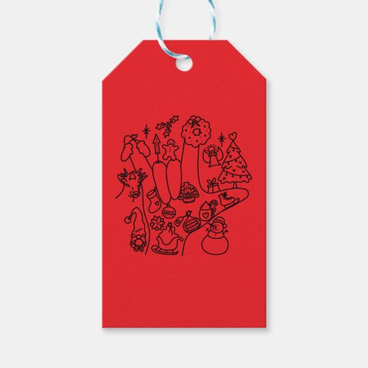 ASL ILY – Winter Vibes Cadeaulabel (Voorkant)