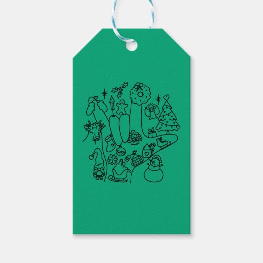 ASL ILY – Winter Vibes Cadeaulabel (Voorkant)