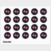 Asl Interpreter Ronde Sticker (Vel)
