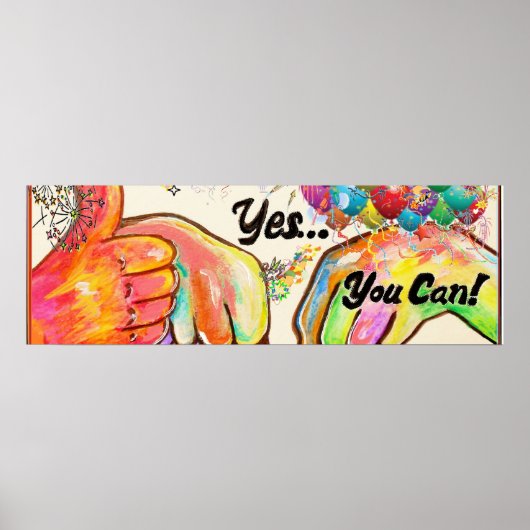 ASL Ja, je kunt POSTER (Voorkant)