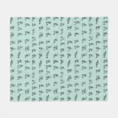 ASL Jade // American Sign Language Alphabet Fleece Deken (Voorkant (Horizontaal))