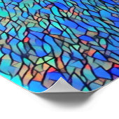 ASL Jesus Glas in lood Effect Poster (Hoek)