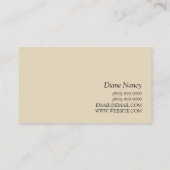 ASL, Langue des Signes, Traducteur, Carte de visit (Dos)