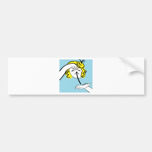 ASL Learn Bumpersticker (Voorkant)