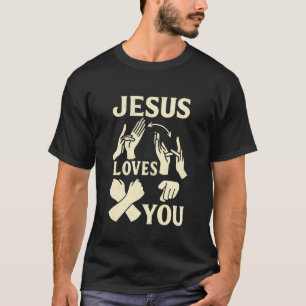 ASL-leraar Amerikaanse Gebarentaal Christelijk Jez T-shirt