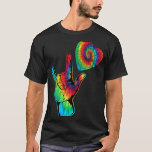 ASL Liefde Gebarentaal Autisme Bewustzijn Steun T-shirt