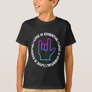 ASL Liefdesbord Disability Awareness T-shirt