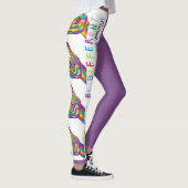 ASL Love kan ander Paars zijn Leggings (Rechts)