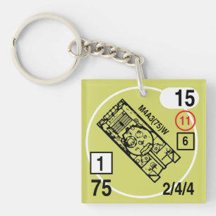 ASL M4A3(75)W Sleutelhanger Fob