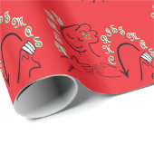 ASL Merry Kerstmis Cadeaupapier (Rol Hoek)