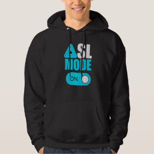 ASL-modus op Amerikaanse gebarentaal ASL voor kind Hoodie