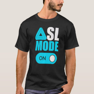 ASL-modus op Amerikaanse gebarentaal ASL voor kind T-shirt