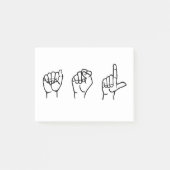ASL POST-IT® NOTES (Voorkant)