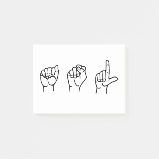 ASL POST-IT® NOTES (Voorkant)