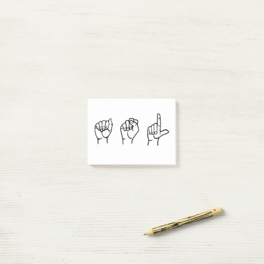 ASL POST-IT® NOTES (Op bureau)