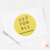 ASL pour tous - Soutien Stickers Éducation ASL (Enveloppe)