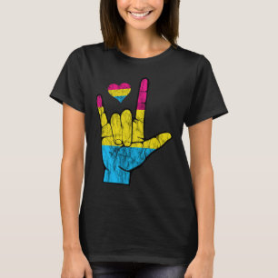 ASL Pride Panual Gehoorverlies Doof Bewustzijn Maa T-shirt
