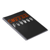 ASL Sign Language Interpreter Coffee Lover Notitieboek (Rechterzijde)