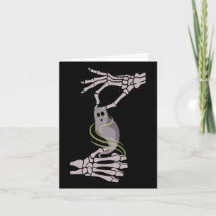 Asl Skeleton Hands Spooky Halloween Kaart
