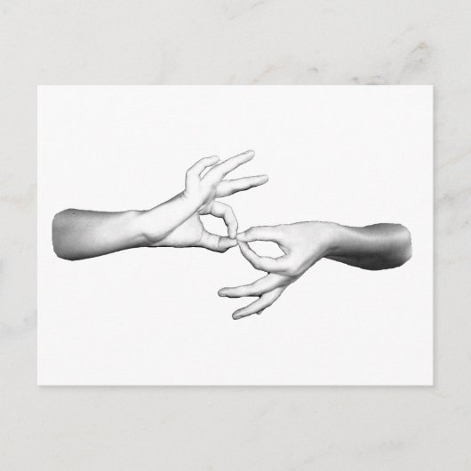 ASL-tolk Briefkaart (Voorkant)