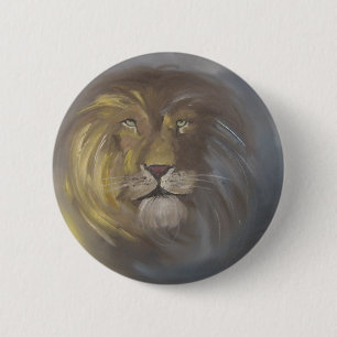 Aslan - Lion Ronde Button 5,7 Cm