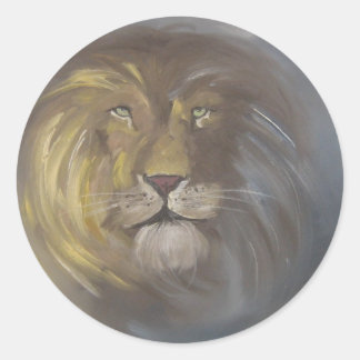 Aslan - Lion Ronde Sticker