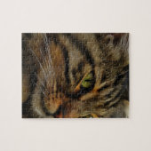Aslan The Long Hazard Tabby Cat Legpuzzel (Horizontaal)