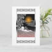 Aslapen op Dusk-kaarten Bedankkaart (Staand voorkant)