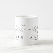 Aslie nom de peptide mug (Centre)