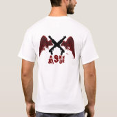 ASM witte vleugels T-shirt (Achterkant)