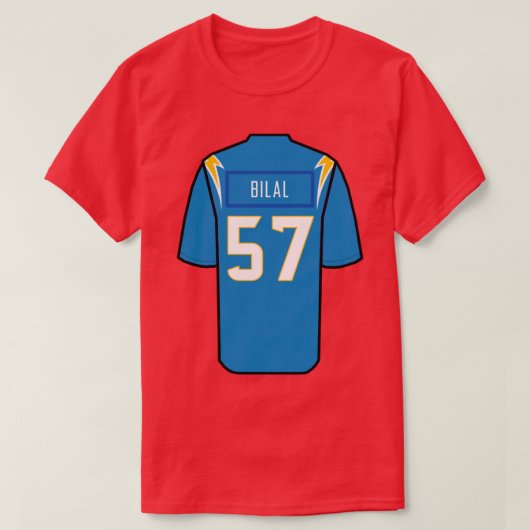 Asmar Bilal Jersey T-shirt (Design voorkant)
