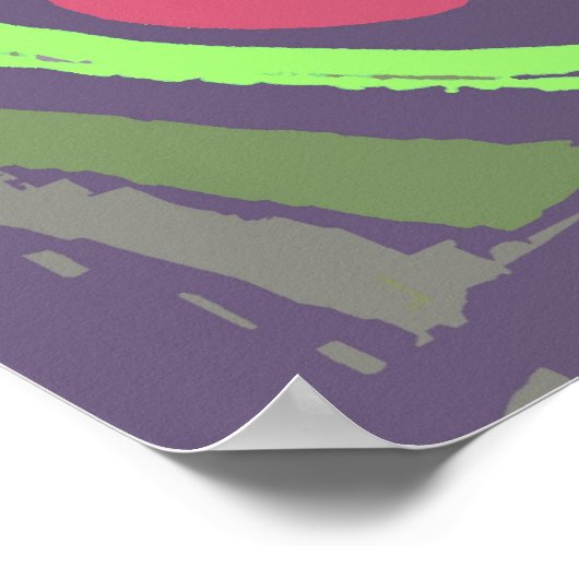 Asmeamon - een Abstracte Art Print (Hoek)