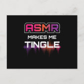 ASMR maakt me een tandel Briefkaart (Voorkant)