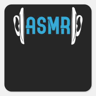 ASMR-microfoon Vierkante Sticker