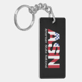 ASN - Amerikaans staatsburger Sleutelhanger (Voorkant Links)