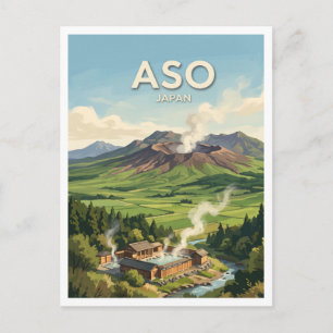 Aso Japan Briefkaart