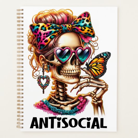 asociaal skelet planner (Voorkant)