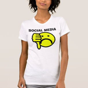 Asociale media (ik haat) T-shirts