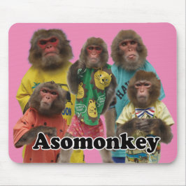 Asomonkey mouse pad version2. Asomonkeyん な マ み ス の Muismat