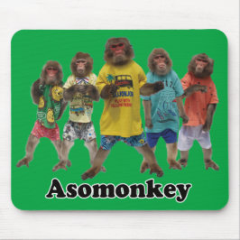 Asomonkey muispad. Asomonkeyみ マウな Muismat