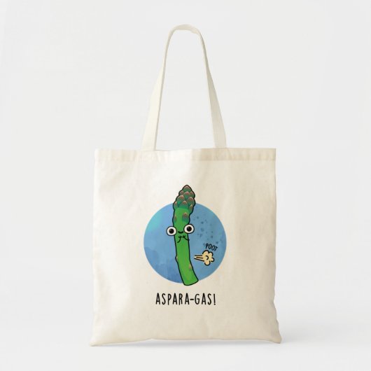 Aspara-gas Funny Asparagus Veggie Pun Tote Bag (Voorkant)