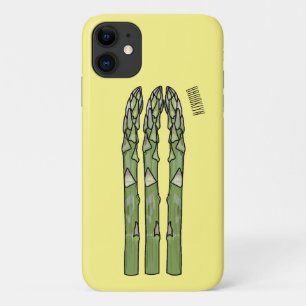 Asparagus cartoon afbeelding iPhone 11 hoesje