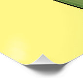 Asparagus cartoon afbeelding perfect poster (Hoek)